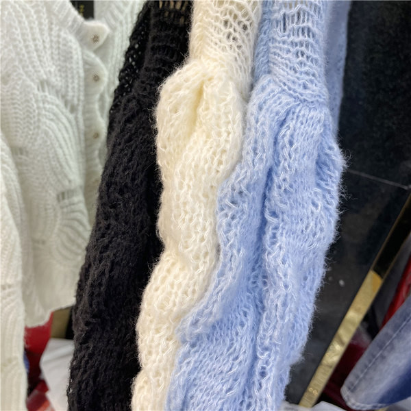 Cardigan de dama model nou cu maneci lungi si nasturi