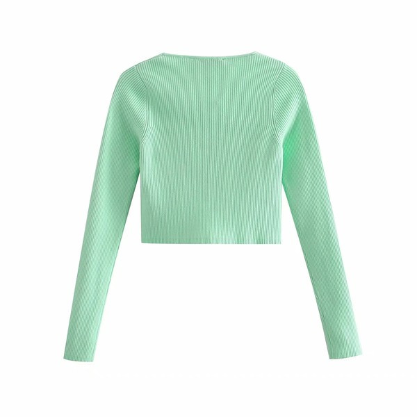 Lühike velvetist ruudukujulise kaelusega vest