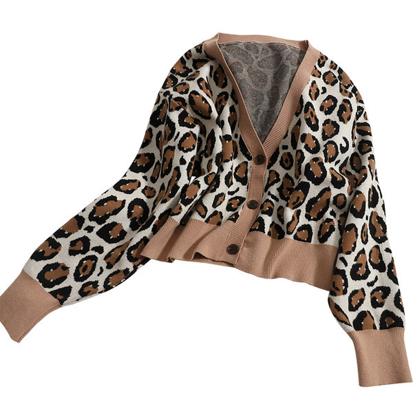 Vabaaja naiste vest loomamustri ja spitsikaelusega