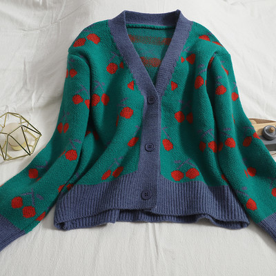 Vesta casual dama cu maneci lungi si decolteu spitz - doua culori