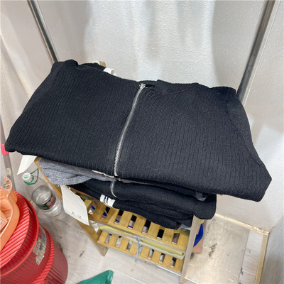 Γυναικεία casual ζακέτα με μακριά μανίκια και φερμουάρ