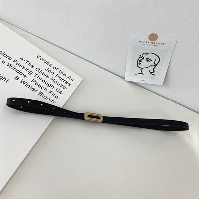 Γυναικεία οικολογική δερμάτινη ζώνη σε τέσσερα χρώματα