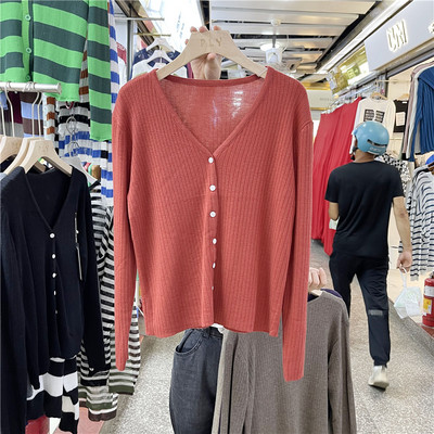 Γυναικεία casual ζακέτα με μακριά μανίκια