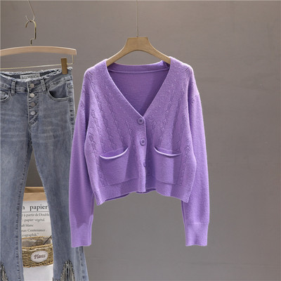 Γυναικεία ζακέτα λεπτό πλέξιμο με κουμπιά και τσέπες