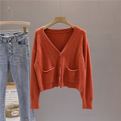 Γυναικεία ζακέτα λεπτό πλέξιμο με κουμπιά και τσέπες