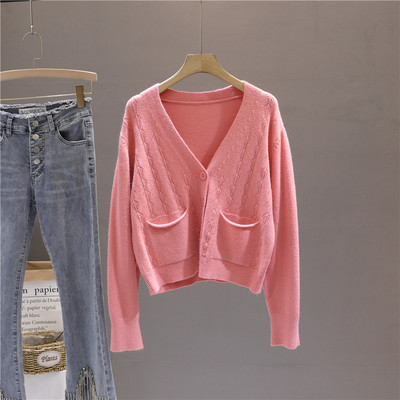 Γυναικεία ζακέτα λεπτό πλέξιμο με κουμπιά και τσέπες