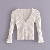 Fikseeritud velvetist vest spits-kaelusega