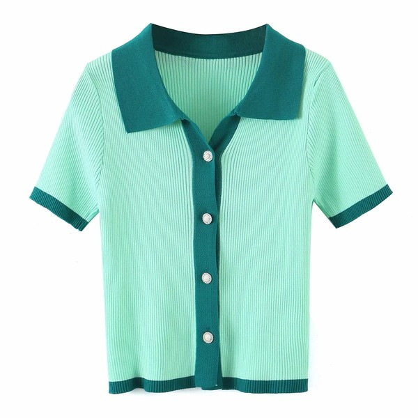 Klassikalise krae ja lühikeste varrukatega vabaaja velvetist vest