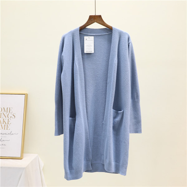 Uus mudel pikk vest taskutega ilma kinnituseta