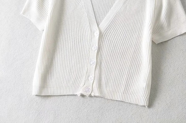 Vestă subțire din catifea cu nasturi