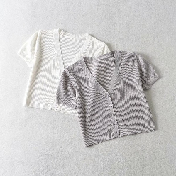 Vestă subțire din catifea cu nasturi