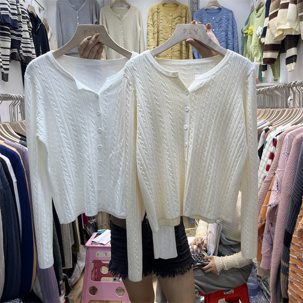 Alkalmi mellény O-nyakú és hosszú ujjú nők számára