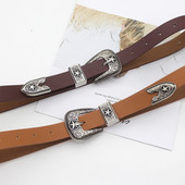 Női bőr öv-retro stílusú