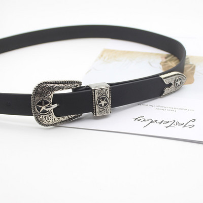 Női bőr öv-retro stílusú