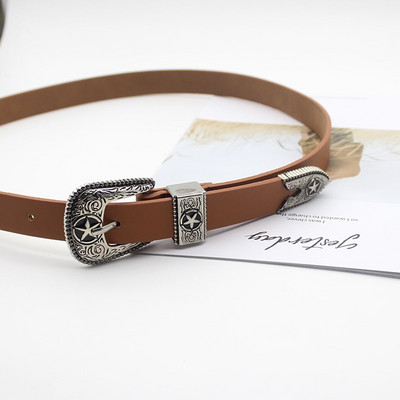 Női bőr öv-retro stílusú