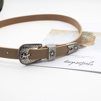 Női bőr öv-retro stílusú