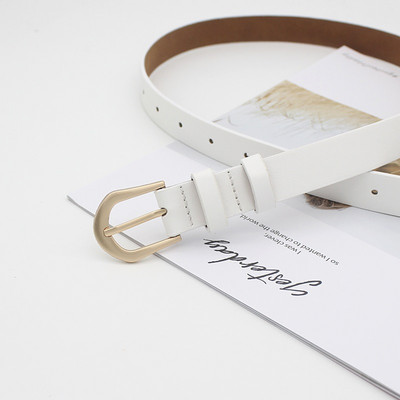 Γυναικεία οικολογική δερμάτινη ζώνη - ρετρό στυλ