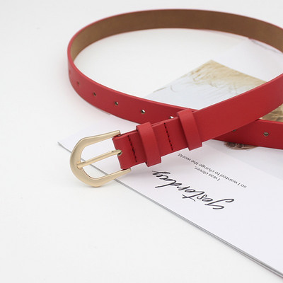 Γυναικεία οικολογική δερμάτινη ζώνη - ρετρό στυλ