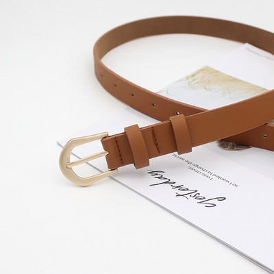 Γυναικεία οικολογική δερμάτινη ζώνη - ρετρό στυλ