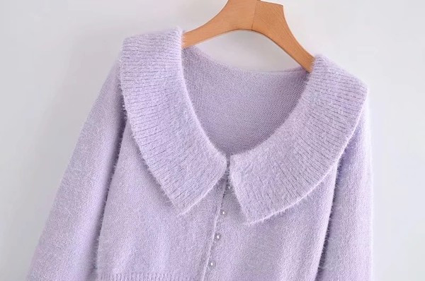 Vesta scurta cu guler