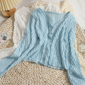 Uus mudel spits-kaelusega naistevest - kaks värvi