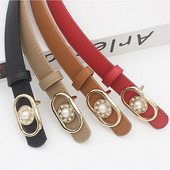 Curea de dama din piele cu perle