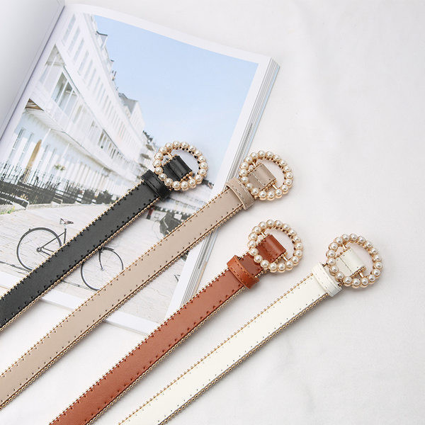 Igapäevane pärlitega nahast vöö