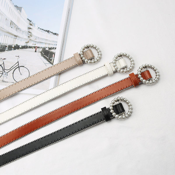 Igapäevane pärlitega nahast vöö