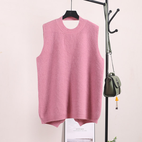 Γυναικεία μακρύ  ζακέτα  χωρίς μανίκια