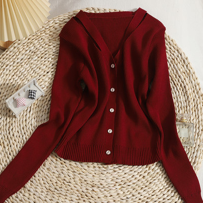 Vabaaja naiste vest V-kaelusega - mitmes värvitoonis