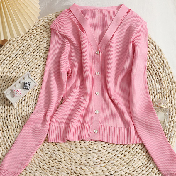 Vabaaja naiste vest V-kaelusega - mitmes värvitoonis