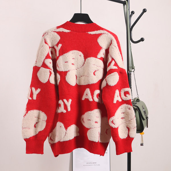 Cardigan dama cu nasturi si aplicatie