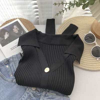 Cardigan damă din catifea cu nasturi