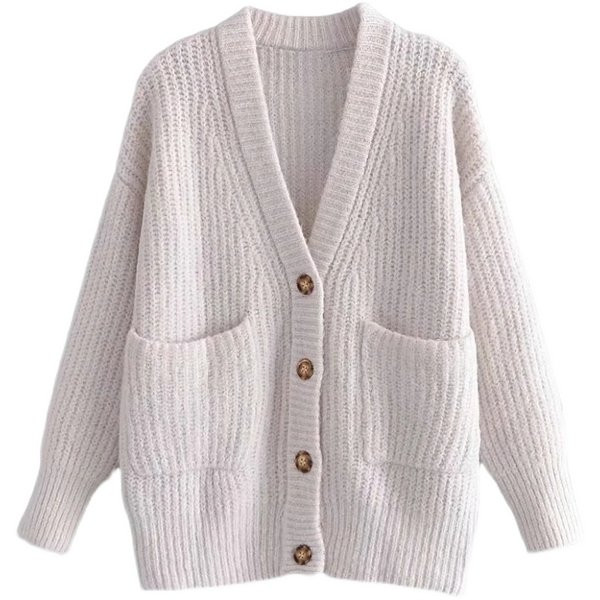 Vesta de toamna model nou cu nasturi si buzunare