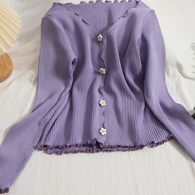 Mitmes värvitoonis vabaaja pikkade varrukatega velvetist vest