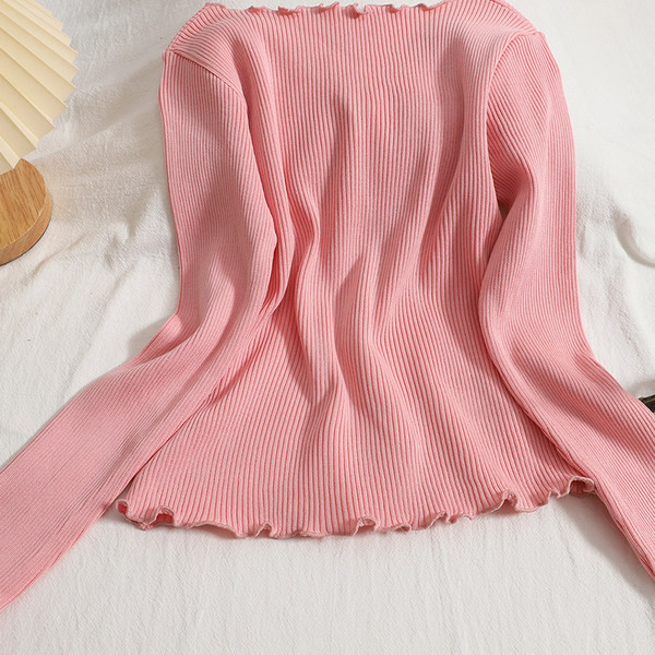 Mitmes värvitoonis vabaaja pikkade varrukatega velvetist vest