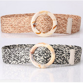 Curea zilnică cu cataramă rotundă