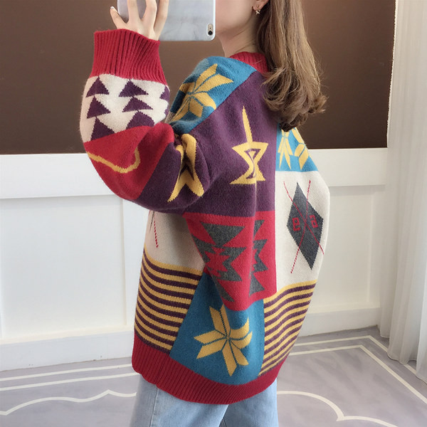 Cardigan colorat de dama gratuit model si inchidere cu nasturi