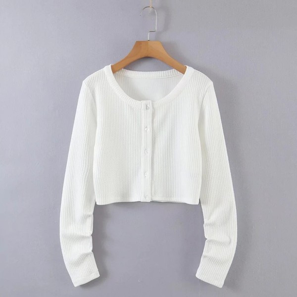 Lühike velvetist vest nööpide ja pikkade varrukatega