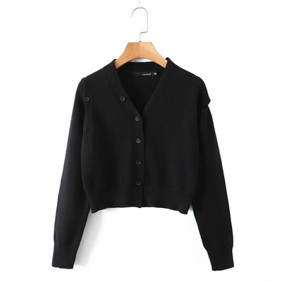 Lühike igapäevane nööpidega kardigan