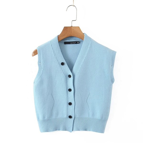 Lühike igapäevane nööpidega kardigan