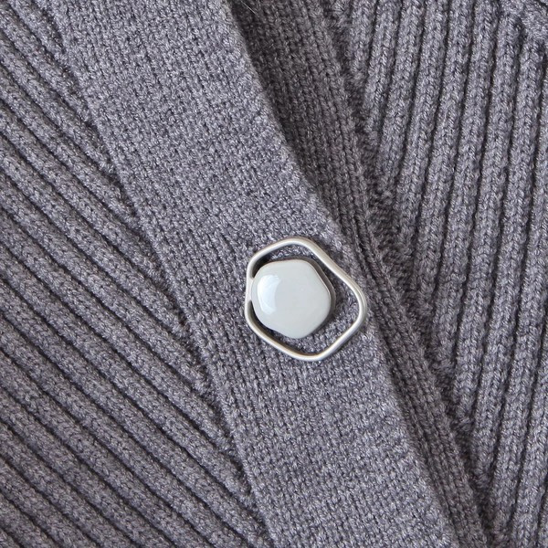 Vestă groasă de zi cu zi cu motive rupte