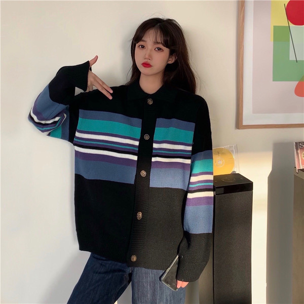 Γυναικεία καθημερινή μεγάλη φαρδιά ζακέτα