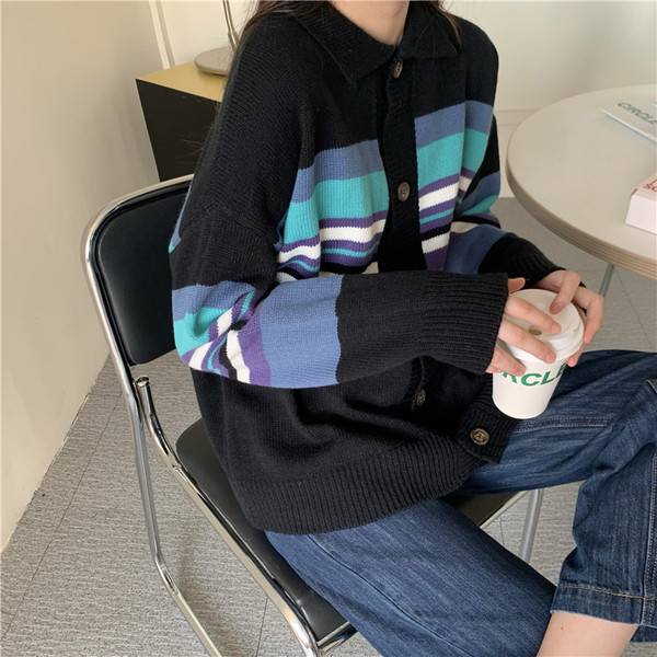 Γυναικεία καθημερινή μεγάλη φαρδιά ζακέτα