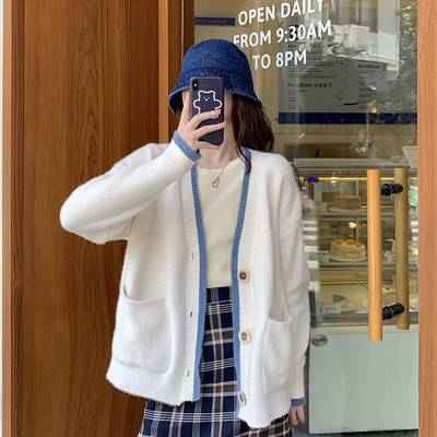 Női alkalmi mellény zsebekkel széles modell