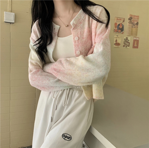 Cardigan de dama elegant model simplu cu decolteu oval