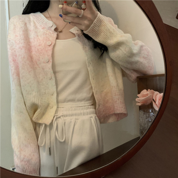 Cardigan de dama elegant model simplu cu decolteu oval