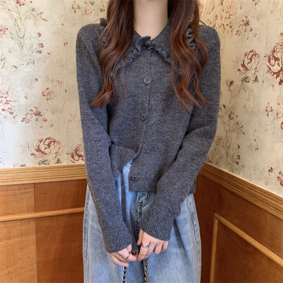 Stiilne naiste kampsun tavaline nööpidega mudel