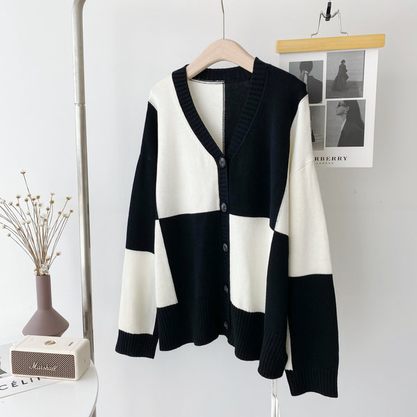 Stiilne naiste kardigan pikk lai mudel