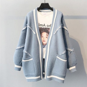 Női kardigán széles modell rögzítés nélkül